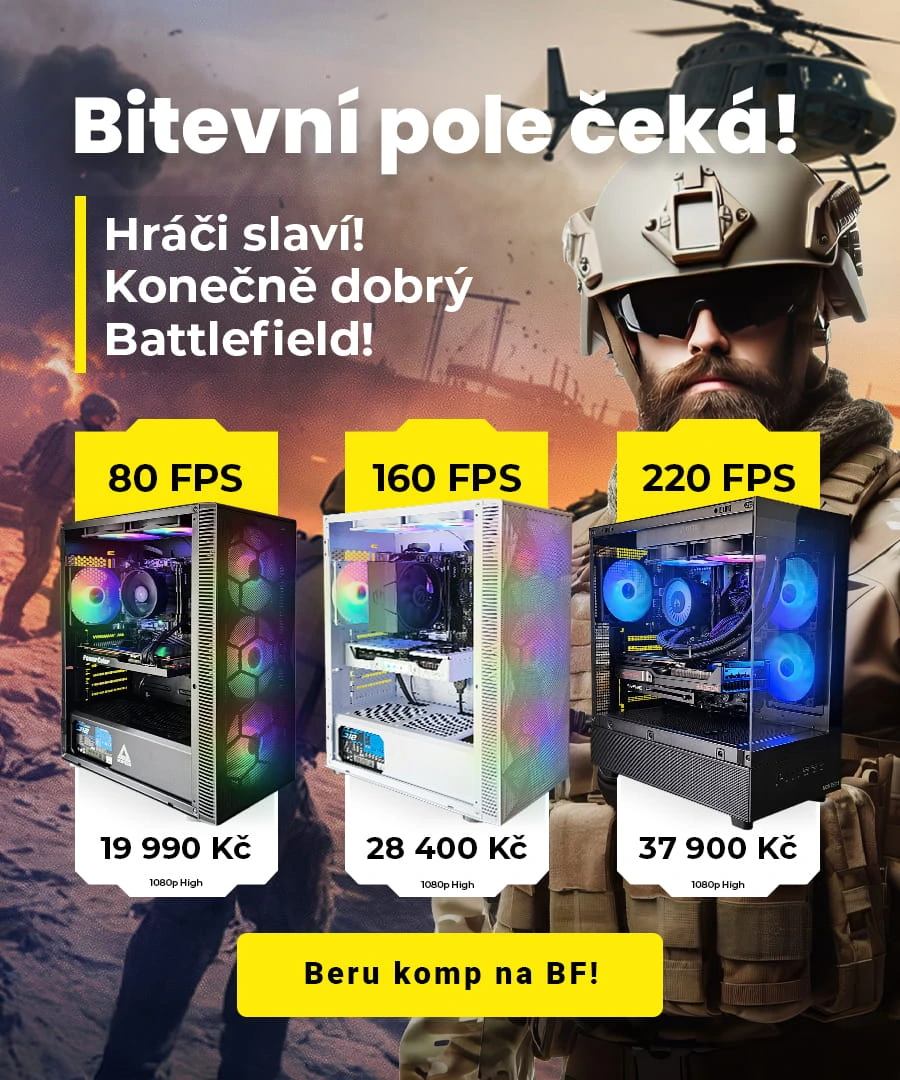 Bitevní pole v Battlefield 6 čeká! Ber komp na BF!
