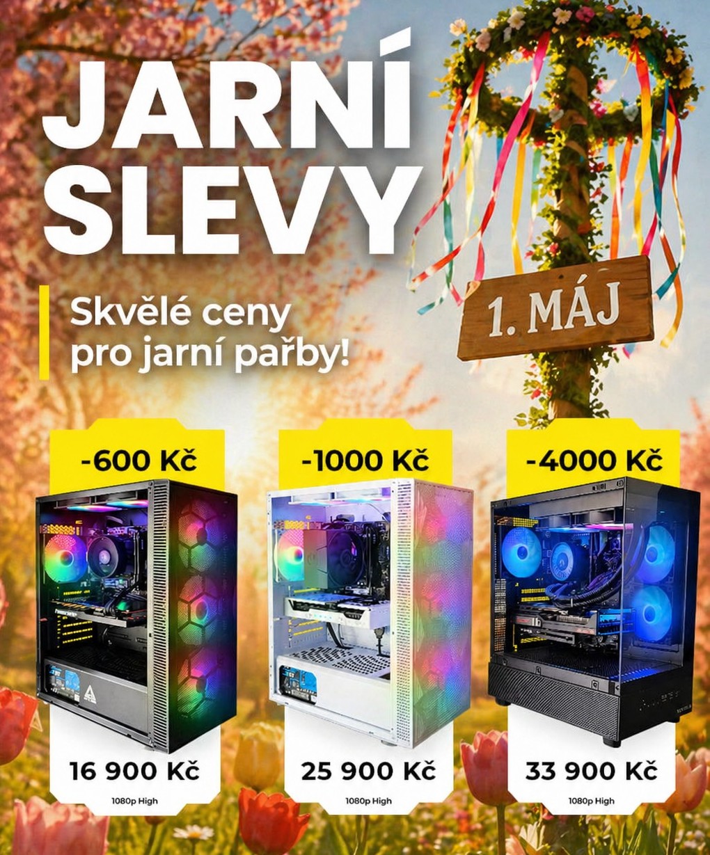 Jarní slevy - Skvělé ceny pro jarní pařby
