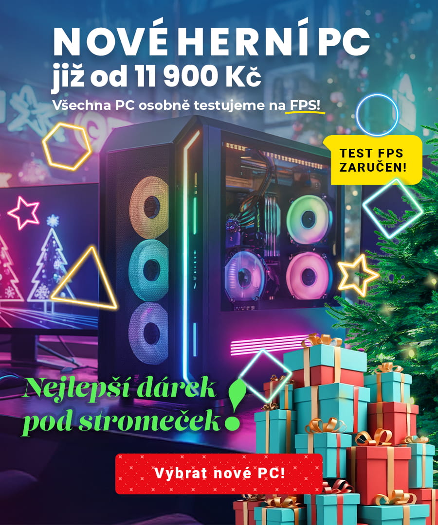 Vánoce 2025 na BestCompu - vyber si ten nejlepší herní počítač pod stromeček