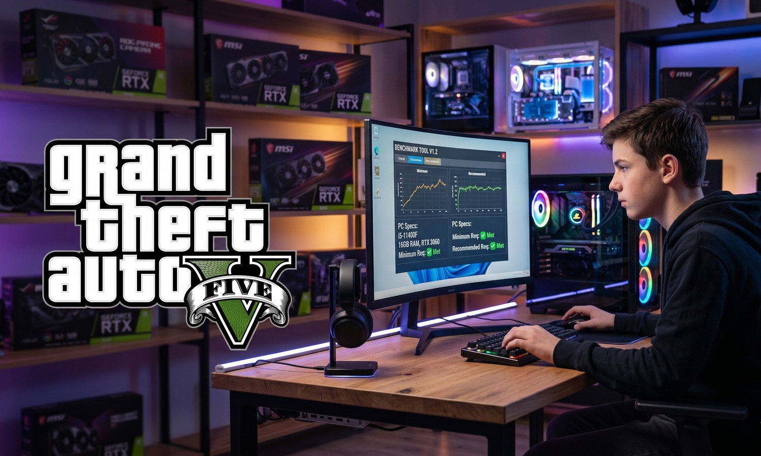 Herní počítače a optimální hardwarové konfigurace pro plynulý běh hry Grand Theft Auto V