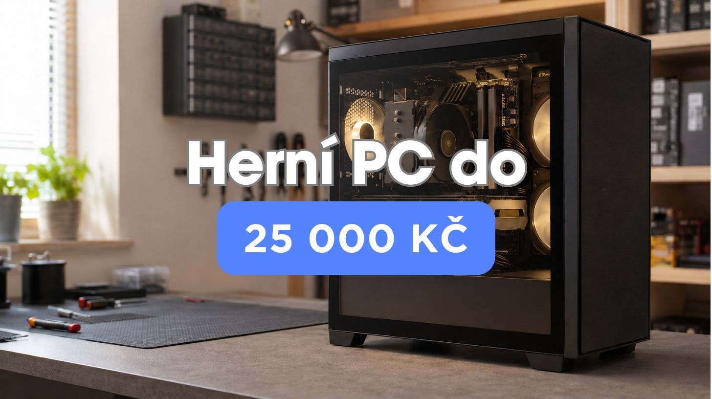 Herní počítač do 25 000 Kč sestavený v dílně BestComp v Plzni, otevřená skříň s grafickou kartou a chladičem