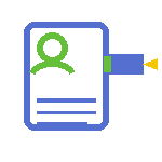 Přiložte papír s údaji