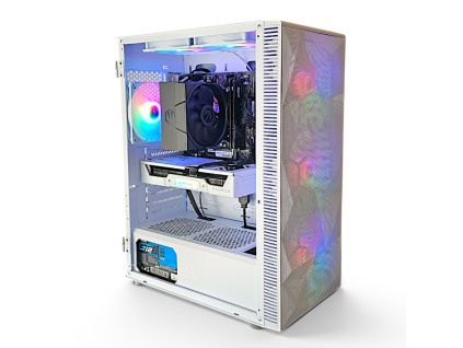 Herní PC RX 7600 8GB + Ryzen 5 5500 + Montech X3 White 1