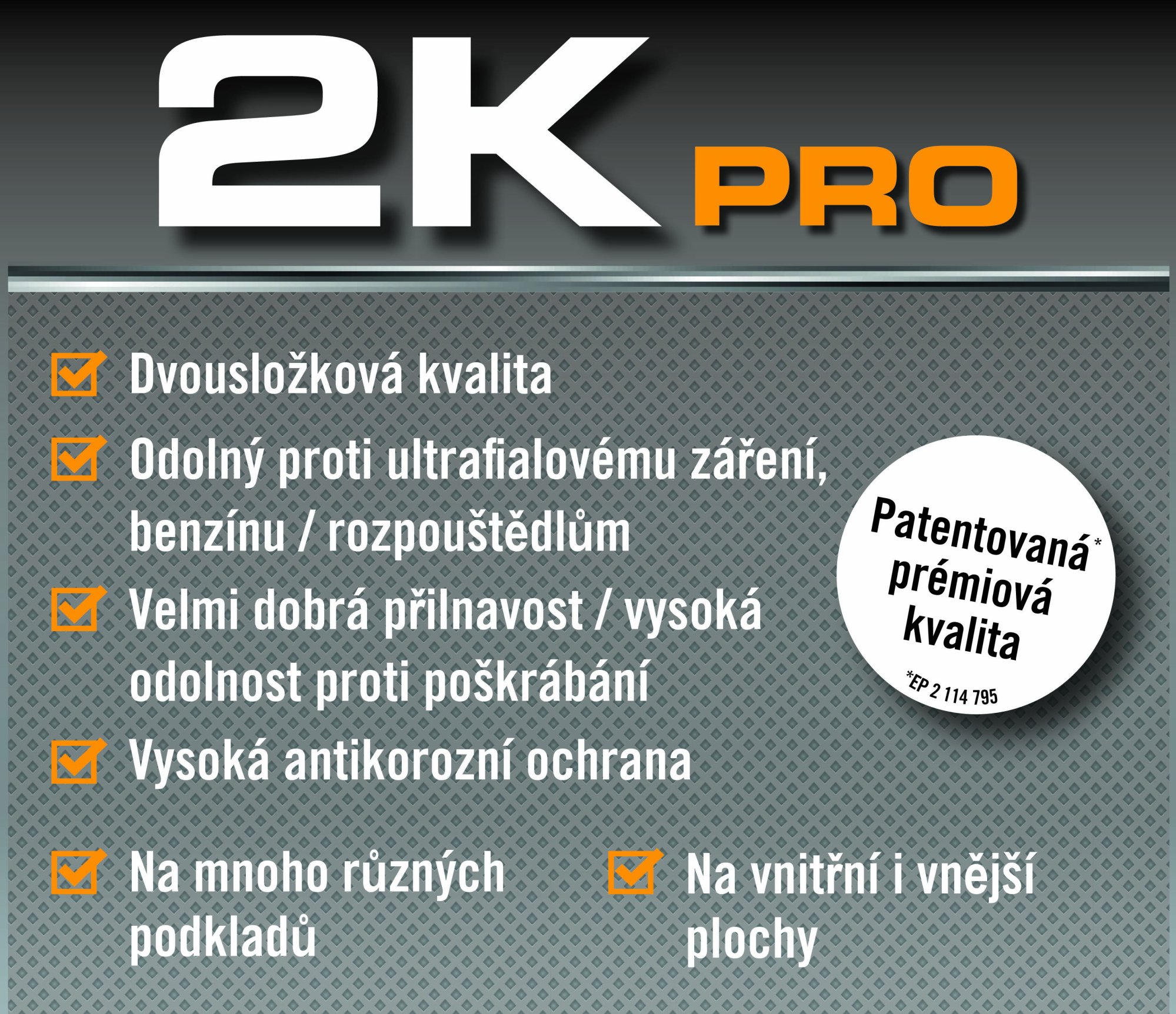 2K PRO spreje