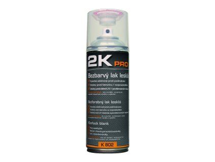 2K PRO bezbarvý lak, 400ml