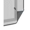 Rám okenní PVC magnetický 100x120 cm, šedý