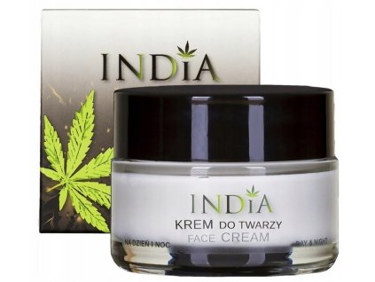 INDIA PLETOVY KREM S KONOPNYM OLEJEM DEN A NOC