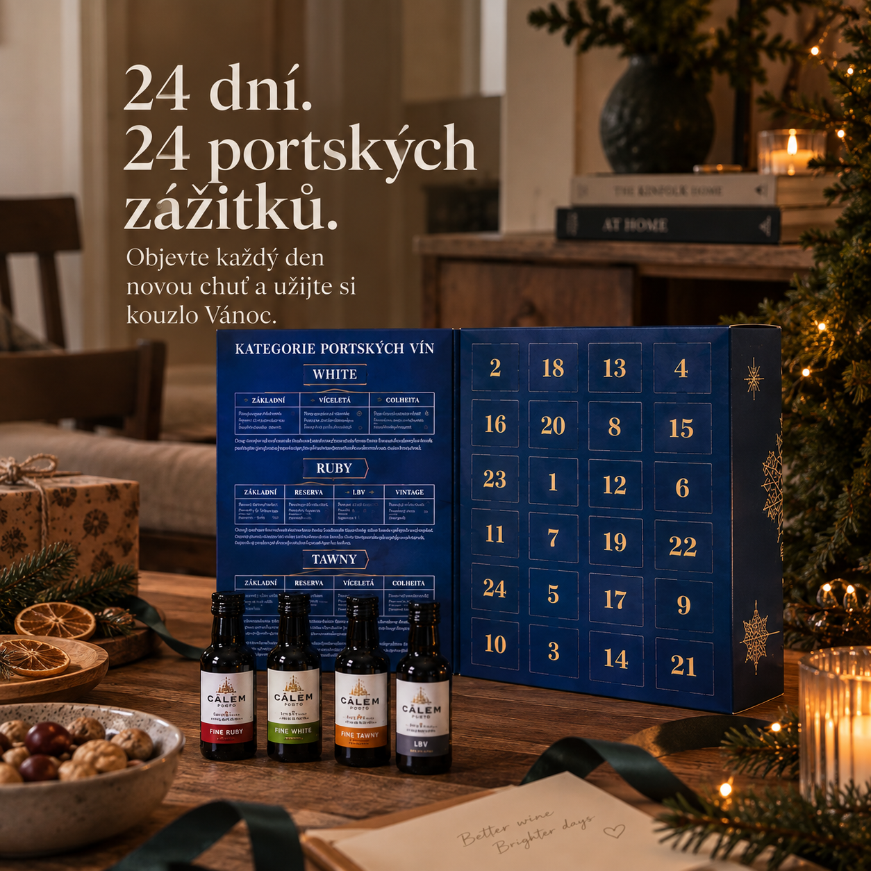 Adventní kalendář PORTSKÉ "SPECIÁLNÍ EDICE", 24x0,05l