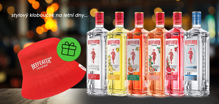 Beefeater + klobouk
