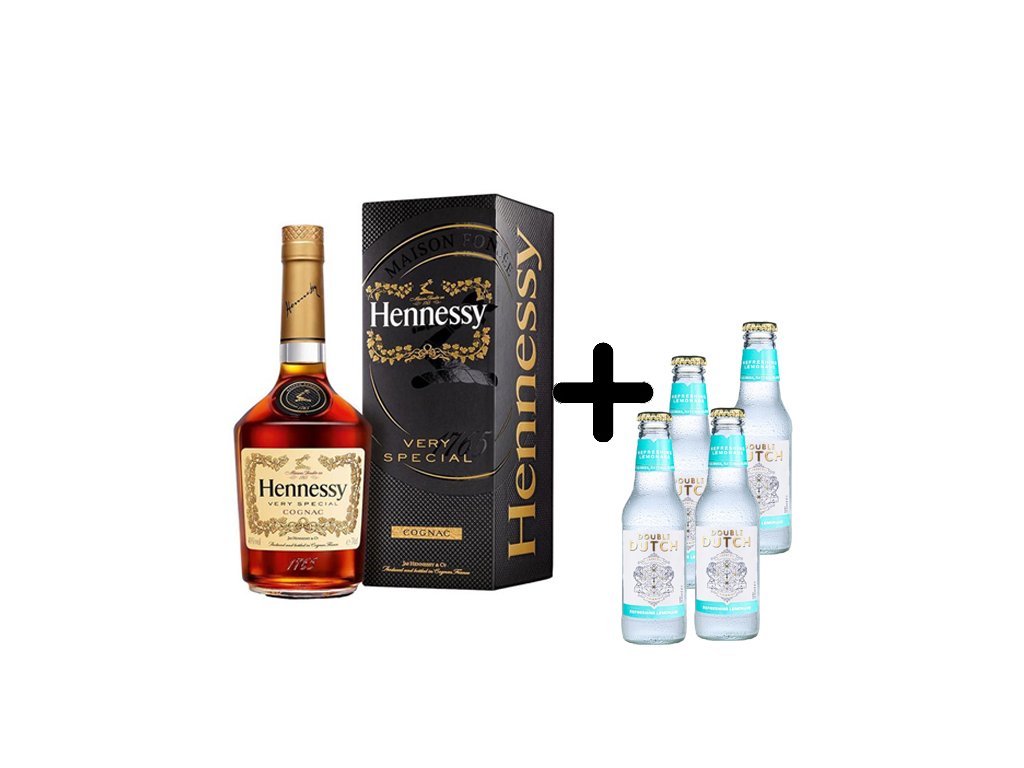 Hennessy V.S. 0,7 l + 4x Double Dutch Lemonade ZDARMA
