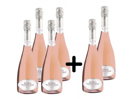 Prosecco Rosé Ai Galli DOC Brut Millesimato 4+2 ZDARMA