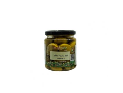 Ortomio olivy plněné mandlemi