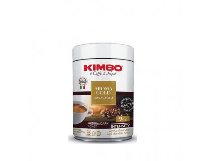Kimbo Arabica mletá káva v plechu