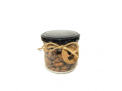 Ořechy Deluxe ve skle - uzené mandle
