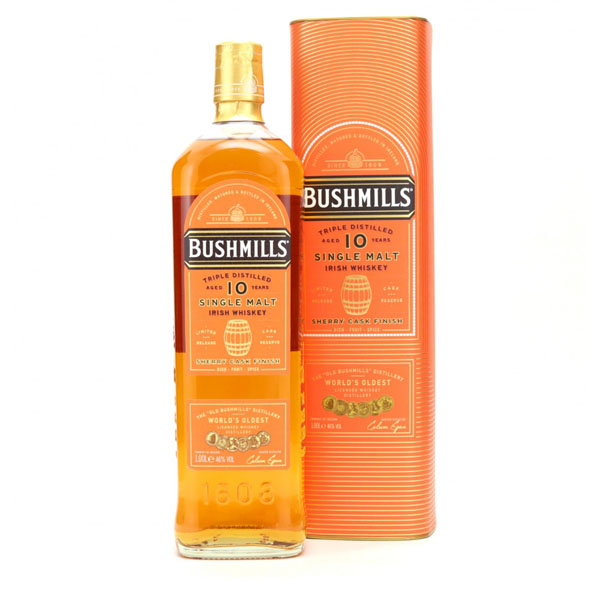 Bushmills Single Malt 10 Y.O. Sherry Cask Finish 1 l