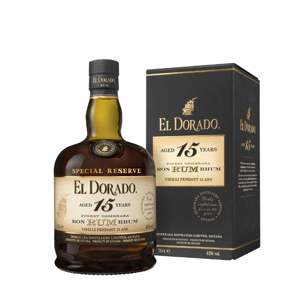 Demerara Distillers EL DORADO RHUM 15yo 0,7l 43%