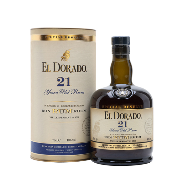 El Dorado 21y 43% 0,7 l (tuba)