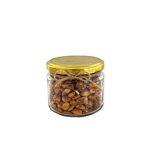 Ořechy Deluxe ve skle - směs ořechů v medu a soli 180 g