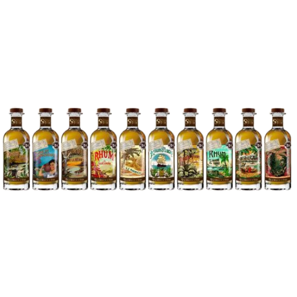 La Maison Du Rhum No.4 sběratelský set 10x 0,7 l