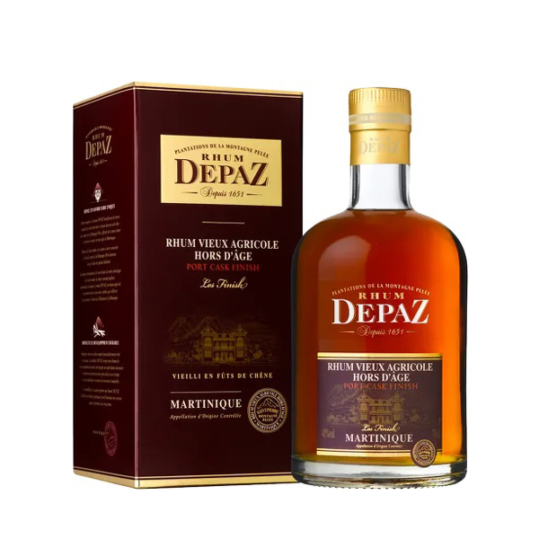 Depaz Port Cask Finish 45% 0,7 l (karton)