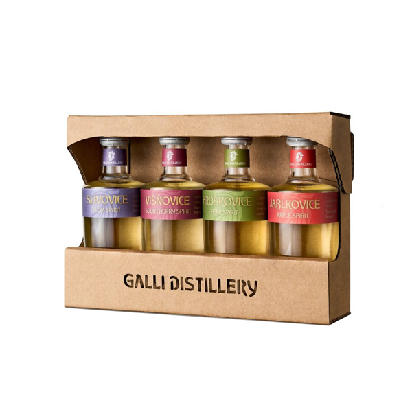 Galli - sada destilátů z dubového sudu 4x0,05 l