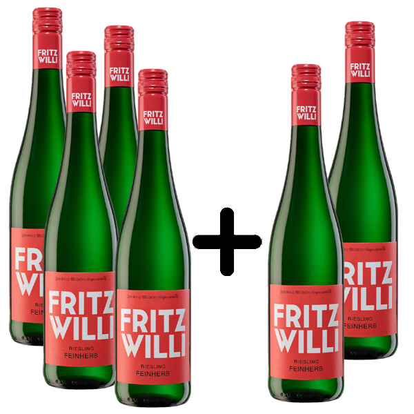 Bischöfliche Weingüter Trier Fritz Willi Riesling Feinherb 0,75 l 4+2 ZDARMA