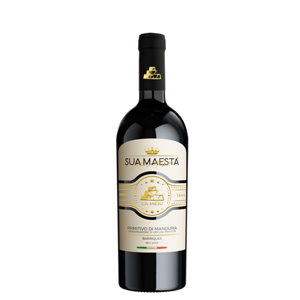 Cantine Erario Sua Maesta Primitivo di Manduria Barriques DOC 0,75 l