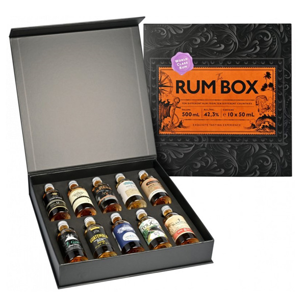 24daysofrum Rum Box Purple Edition 10x50ml 42,3% Gift Box