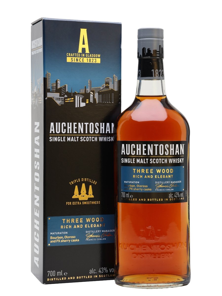 Auchentoshan Three Wood 0,7l 43%