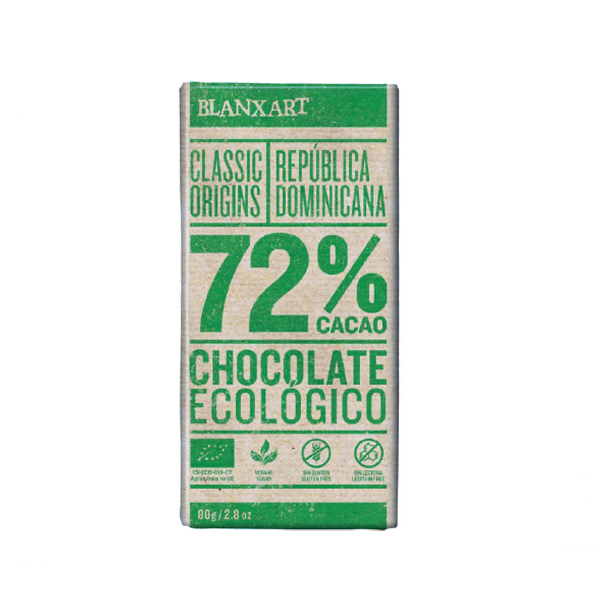 Blanxart tmavá čokoláda Dominicana 72% 80 g