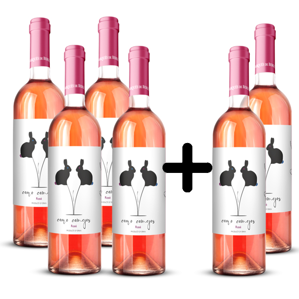 Marqués de Berol Como Conejos Rosé 0,75 l 4+2 ZDARMA