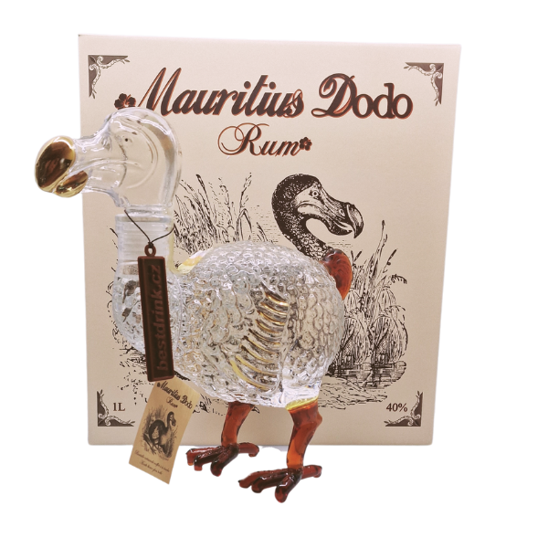 Mauritius Dodo Clear Rum Hand Made Bottle 1 l
