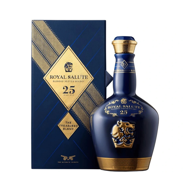 Royal Salute 25y The Treasured Blend 40% 0,7 l (kazeta)