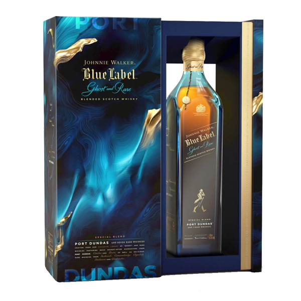 Johnnie Walker Blue Label Ghost and Rare Port Dundas 43% 0,7 l (kazeta)