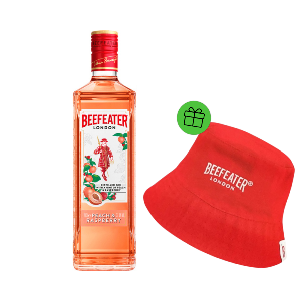 Beefeater Peach & Raspberry 37,5% 0,7 l (holá láhev)