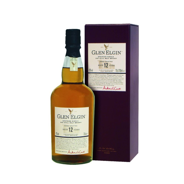 Glen Elgin 12 letá 43% 0,7l (dárkové balení kazeta)