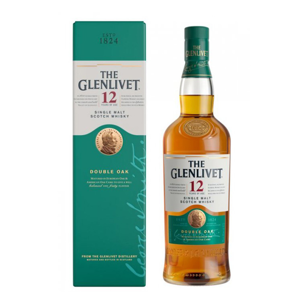 Glenlivet 12yo double oak 0,7L 40% (karton)