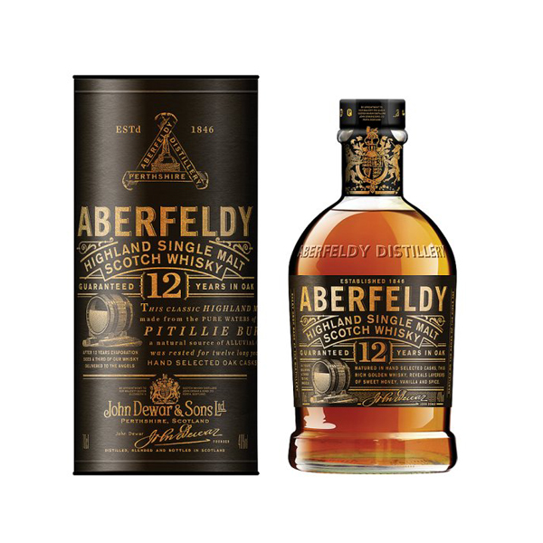 Aberfeldy 12 letá 40% 0,7l (dárkové balení kazeta)