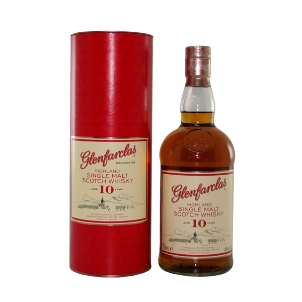 Glenfarclas 10 letá 40% 0,7l (dárkové balení kazeta)