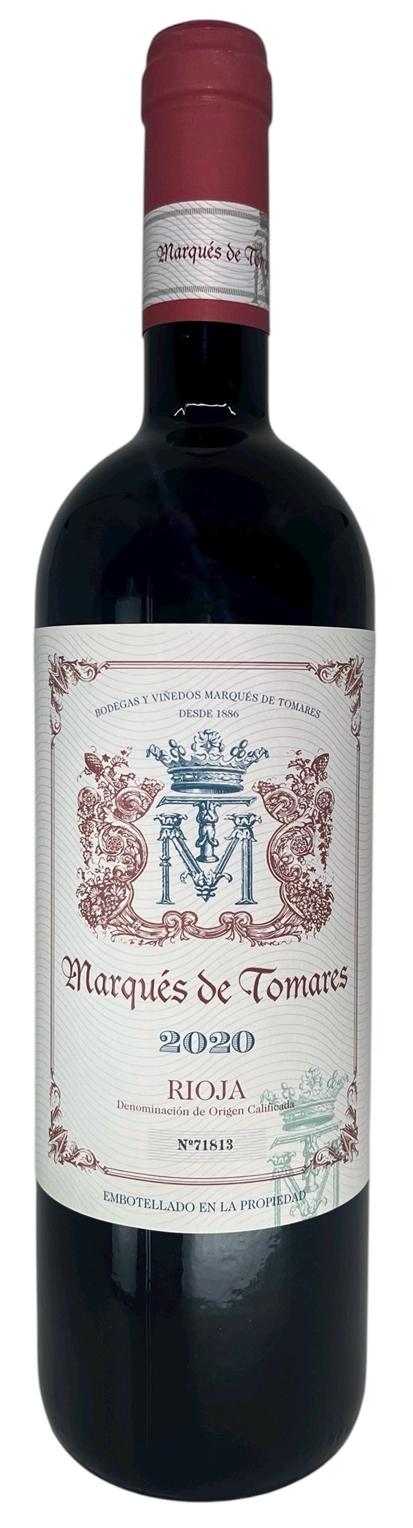 Červené víno Crianza 2020, Marques de Tomares, 0,75l