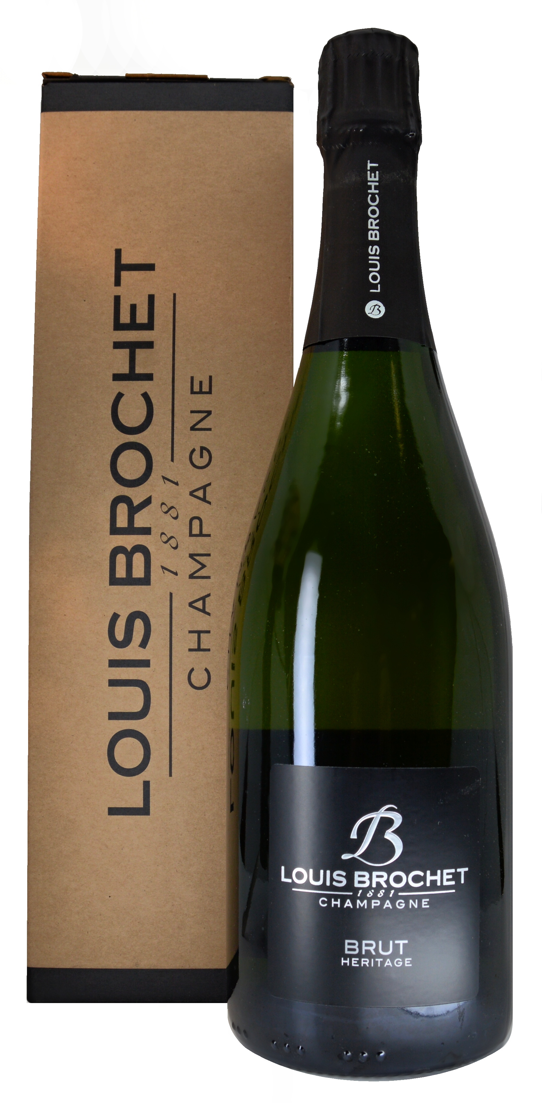 Champagne Louis Brochet "Heritage" Brut v dárkové krabičce, 0,75l