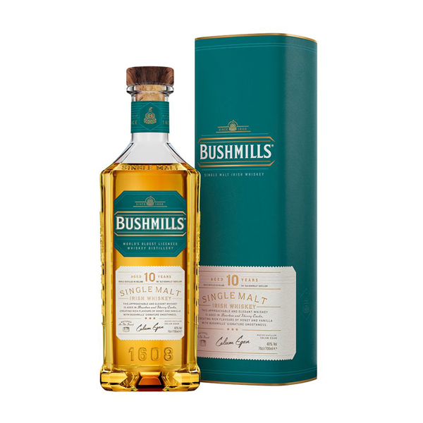 Bushmills 10 letá 40% 0,7l koupíte na Bestdrink.cz