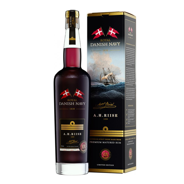 A.H. Riise Royal Danish Navy Strength 55% 0,7 l (holá láhev)