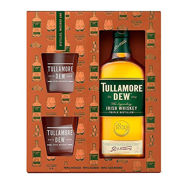 Tullamore Dew 40% 0,7 l (dárkové balení 2 sklenice)