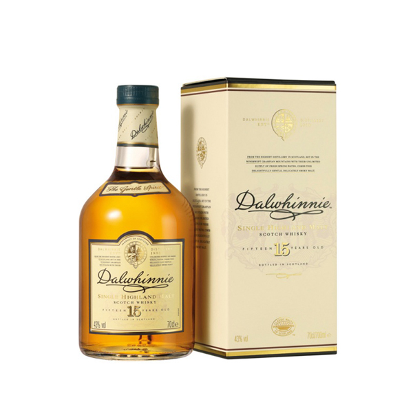 Dalwhinnie 15 letá 43% 0,7l (dárkové balení kazeta)