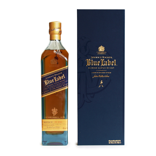 Johnnie Walker Blue Label 60y 0,7 l (holá láhev)