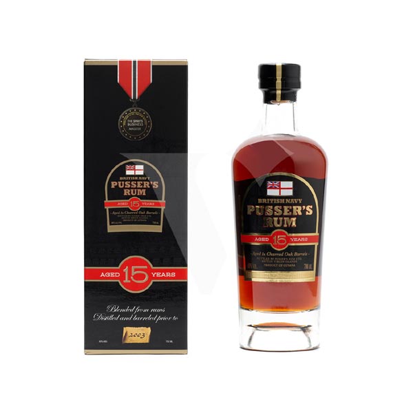 Pusser´s 15y 40% 0,7 l (karton)