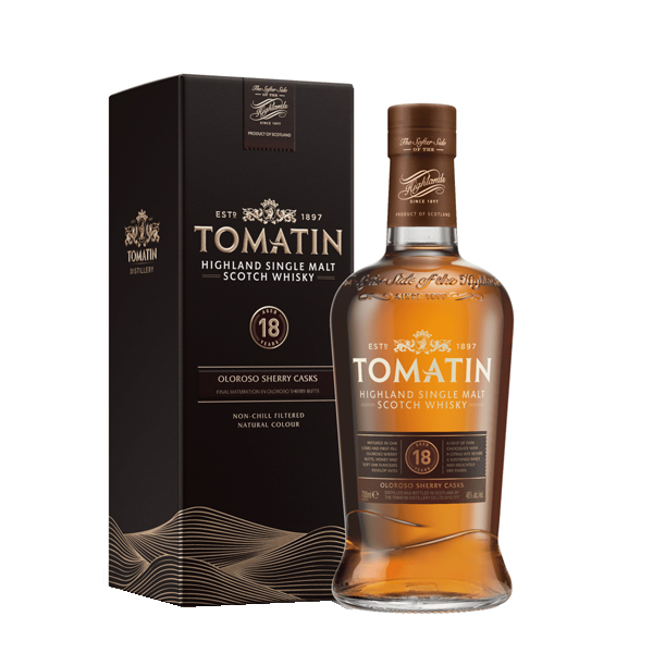 Tomatin 18y 46% 0,7 l (karton)