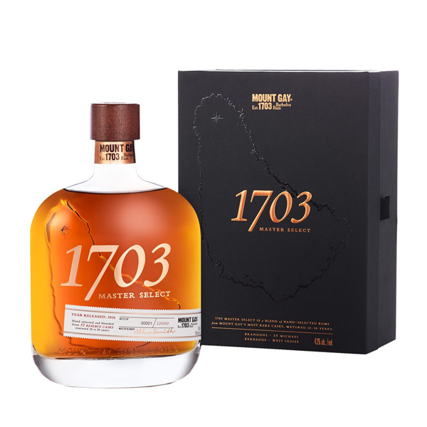 MOUNT GAY 1703 Master Select 0,7 l (holá láhev)