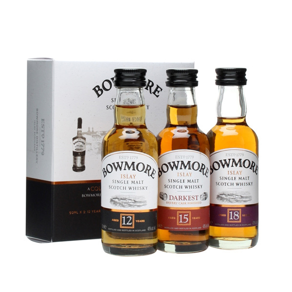 Bowmore Distillers Collection 3x0,05 l